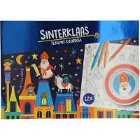 Wins Holland Tischsets „Malbuch Sinterklaas“, 12 Stück