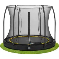 Salta Trampolin Comfort Edition Boden Rund 251cm - Schwarz (5394a)