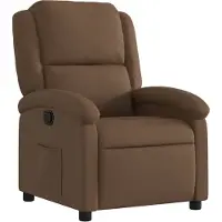 vidaXL Relaxsessel Braun Stoff