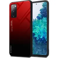 Cadorabo TPU 2 Farben Glas Cover