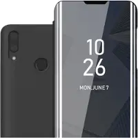 Cadorabo Smart View Spiegel Book Hülle für Huawei Y7 2019 / Y7 PRIME 2019