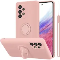 Cadorabo TPU Liquid Ring Silicone Case Hülle für Samsung Galaxy A53 5G
