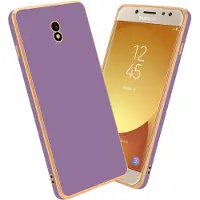 Cadorabo Hülle für Samsung Galaxy J3 2017 im TPU mit Kameraschutz LM130 Style