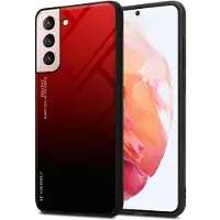 Cadorabo TPU 2 Farben Glas Cover