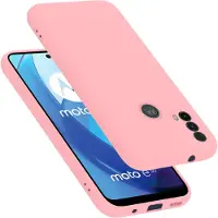 Cadorabo TPU Liquid Silicone Case Hülle für Motorola MOTO E20 / E30 / E40