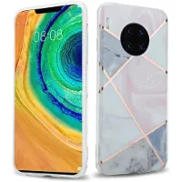 Cadorabo IMD TPU Bunter Marmor Cover