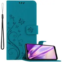 Cadorabo Flower Book Hülle für Huawei Y7 2019 / Y7 PRIME 2019