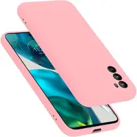 Cadorabo TPU Liquid Silicone Case Hülle für Motorola MOTO G52 4G / G82 5G