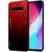 Cadorabo TPU 2 Farben Glas Cover