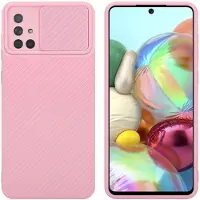 Cadorabo Hülle für Samsung Galaxy A71 4G im TPU mit Kameraschutz LM009 Style