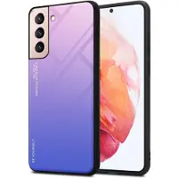 Cadorabo TPU 2 Farben Glas Cover