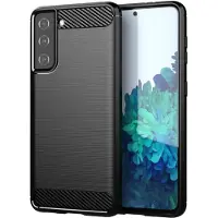 Cadorabo TPU Ultra Slim carbon edelstahl Kombi Cover