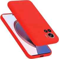 Cadorabo TPU Liquid Silicone Case Hülle für Motorola EDGE 30 ULTRA / X30 PRO