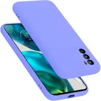 Cadorabo TPU Liquid Silicone Case Hülle für Motorola MOTO G52 4G / G82 5G