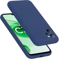 Cadorabo TPU Liquid Silicone Case Hülle für Realme C35 / Narzo 50A PRIME