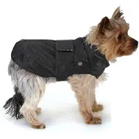 Croci Spa Montreal raincoat for dogs black 40cm