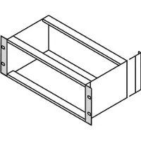 Schroff 19"-Winkel Typ F mit / ohne Grifflöcher für Textildichtung - 19"WINKEL 9