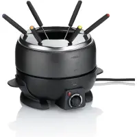kela Fondue-Set Simplon Elektrisch für 6 Personen Schwarz