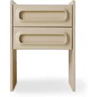 HK Living - Space Nachttisch, cream
