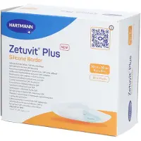 Zetuvit Plus Silicone Border steril 10x10 cm 10 St Verband