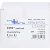 Fink & Walter GmbH Mullbinden 8 cmx4 m 100% Baumwolle 20 St