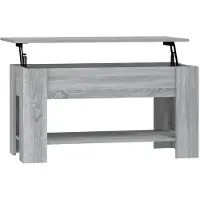 vidaXL Couchtisch Grau Sonoma 101x49x52 cm Holzwerkstoff