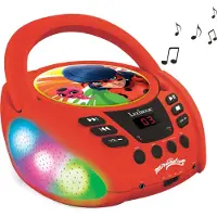 Lexibook Miraculous Bluetooth 5.0 Roter CD/MP3-Player