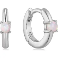 Ania Haie Damen-Creolen 925er Silber 2 Opal Ania Haie Silber