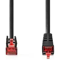Nedis CAT6-Netzwerkkabel - RJ45 Stecker - RJ45 Stecker - SF/UTP - 5.00 m - Rund - LSZH - Schwarz - Umschlag