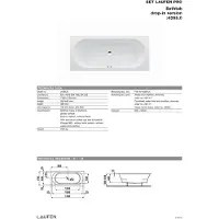 Laufen Einbau-Badewanne PRO 1700x750mm weiß