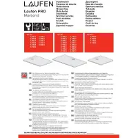 Laufen PRO Duschwanne, 2000x900x36mm, superflach, 0, H2159530780001, Farbe: Anthrazit Matt