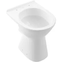 Villeroy & Boch Villeroy und Boch Vicare Stand-Tiefspül-WC 4684R0R1 35,5x49cm, spülrandlos, Abgang waagerecht, weiß C-plus