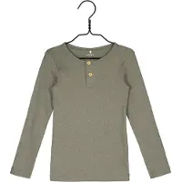 Name it Langarmshirt "NMMKAB LS TOP NOOS" Im Henley-Stil - mit kurzer Knopfleise, normal geschnitten