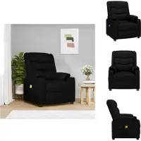 vidaXL Massagesessel Schwarz Kunstleder - Massagesessel