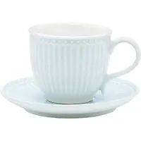 Greengate Tasse mit Untertasse ALICE PALE BLUE Blau | Gr.: onesize