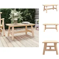vidaXL Couchtisch 90x50x41 cm Massivholz Fichte - Gartensofaelemente