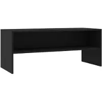 vidaXL TV-Schrank Schwarz 100x40x40 cm Holzwerkstoff