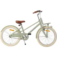 AMIGO Spiel + Freizeit GmbH AMIGO Kinderfahrräder Mädchen Urban Aluminium Frame 20 Zoll Mädchen Rücktrittbremse Grün
