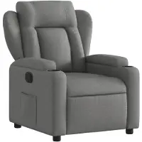 vidaXL Relaxsessel Dunkelgrau Stoff