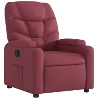 vidaXL Relaxsessel Weinrot Stoff