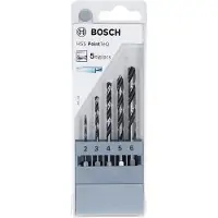Bosch Hss Pointteq Hex Drill Bit 5 Units Schwarz