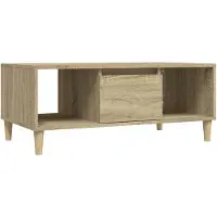 vidaXL Couchtisch Sonoma-Eiche 90x50x36,5 cm Holzwerkstoff