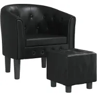 vidaXL Crosby With footstool