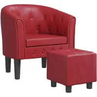 vidaXL Crosby With footstool