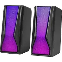 MARVO Lautsprecher SG-274, 2.0, 6W, schwarz, Lautstärkeregler, 150Hz-20kHz, RGB