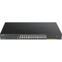 D-Link DGS-1250-28XMP, Managed, L3, Gigabit Ethernet (10/100/1000), Vollduplex, Power over Ethernet (PoE)