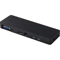 Fujitsu S26391-F1667-L100 Notebook-Dockingstation & Portreplikator Verkabelt USB 3.2 Gen 1 (3.1 Gen 1) Type-C Schwarz