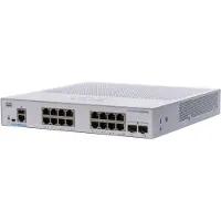 Cisco CBS350-16T-E-2G-EU, Managed, L2/L3, Gigabit Ethernet (10/100/1000), Rack-Einbau