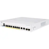 Cisco CBS350-8FP-2G, Managed, L2/L3, Gigabit Ethernet (10/100/1000), Rack-Einbau
