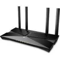 TP-LINK AX1800 Dualband Wi-Fi 6 Router, Wi-Fi 6 (802.11ax), Dual-Band (2,4 GHz/5 GHz), Ethernet/LAN, Schwarz, Tabletop-Router